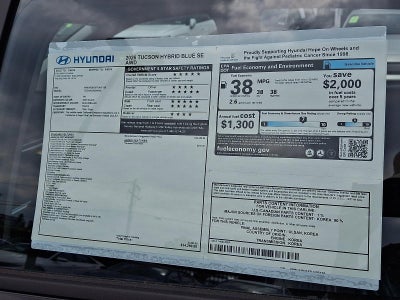 2026 Hyundai TUCSON Hybrid Blue