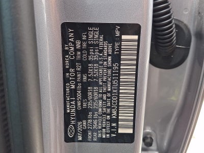 2026 Hyundai TUCSON Hybrid SEL Convenience