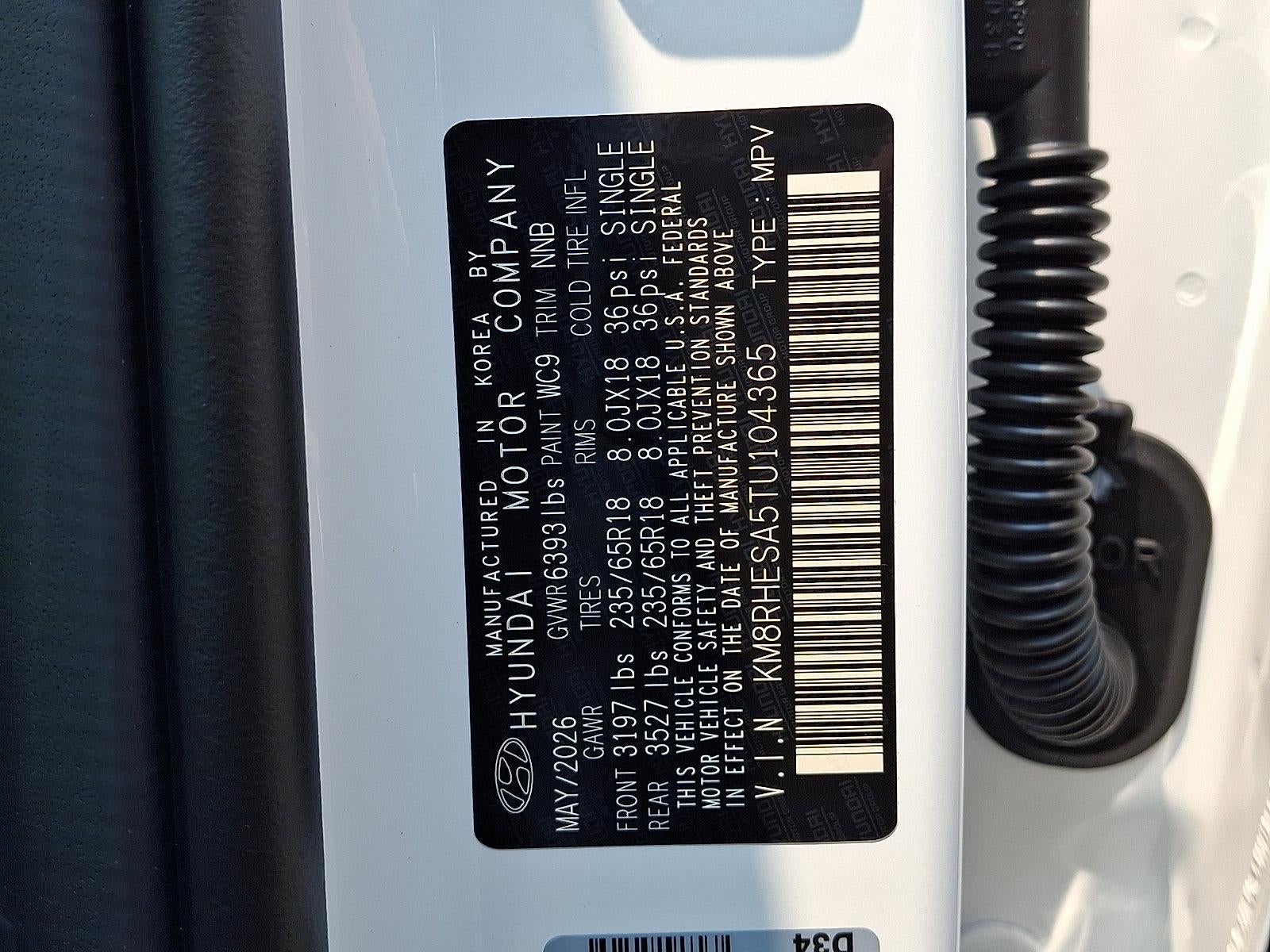 2026 Hyundai Palisade Hybrid SEL Premium 7P