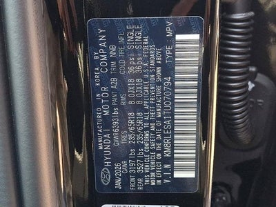 2026 Hyundai Palisade Hybrid SEL 7P