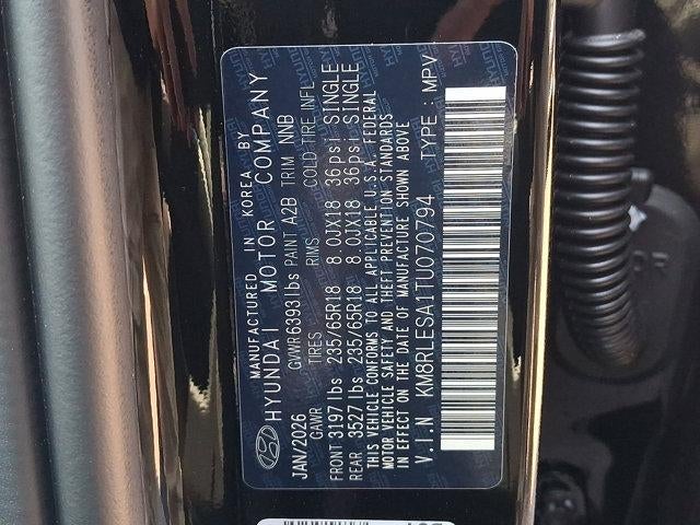 2026 Hyundai Palisade Hybrid SEL 7P