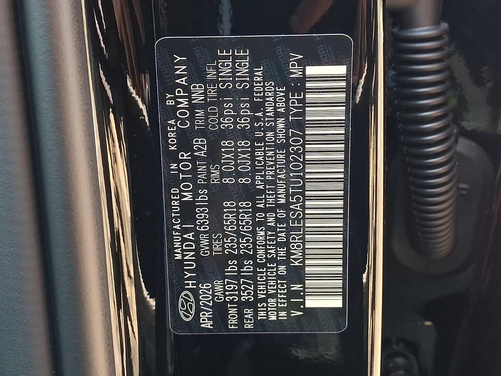 2026 Hyundai Palisade Hybrid SEL 7P