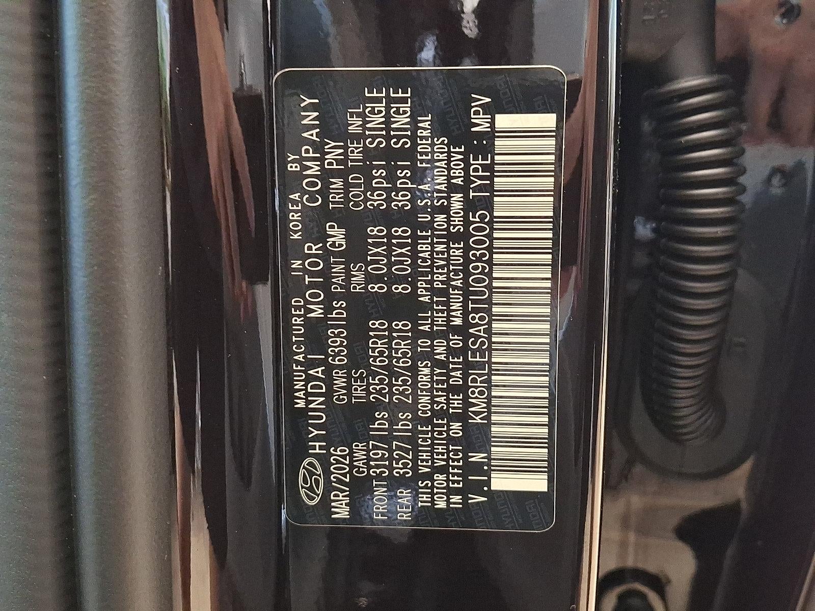 2026 Hyundai Palisade Hybrid SEL 7P