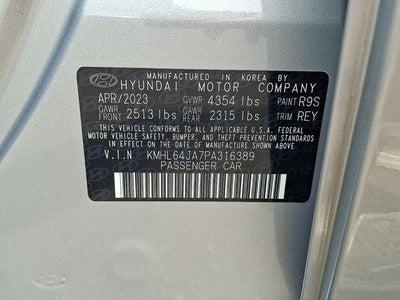 2023 Hyundai SONATA SEL 2.5L