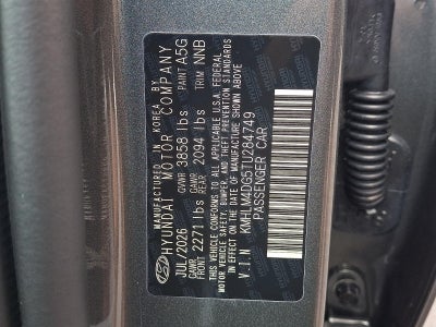 2026 Hyundai ELANTRA SEL Sport Plus