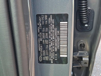 2026 Hyundai ELANTRA SEL Sport Plus