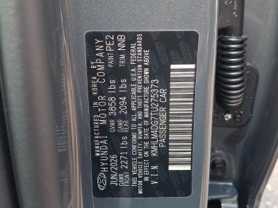 2026 Hyundai ELANTRA SEL Sport Plus