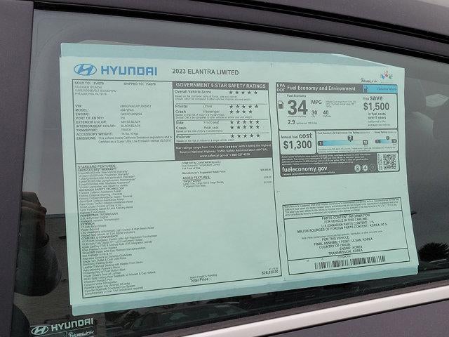 2023 Hyundai ELANTRA Limited IVT