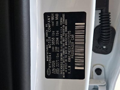 2026 Hyundai ELANTRA Limited