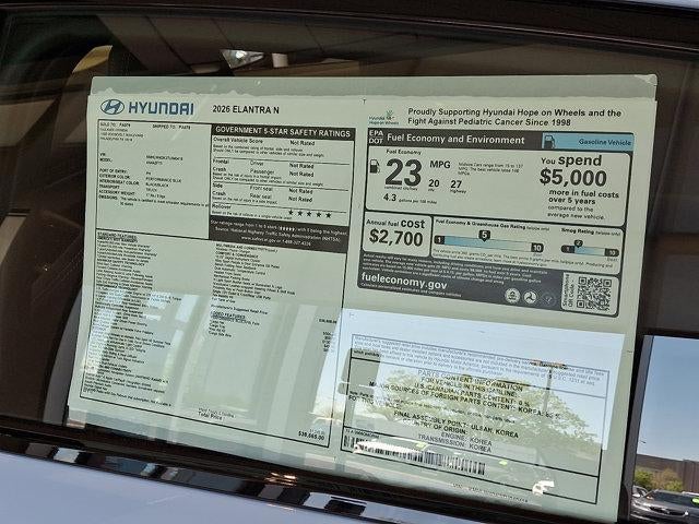 2026 Hyundai ELANTRA N Sedan