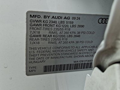 2025 Audi Q3 S line Premium 45 TFSI quattro