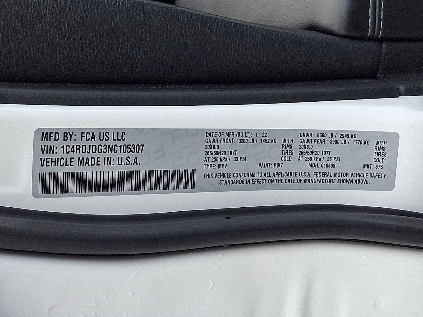 2022 Dodge Durango GT Plus
