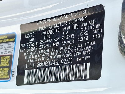 2025 Hyundai TUCSON SEL AWD