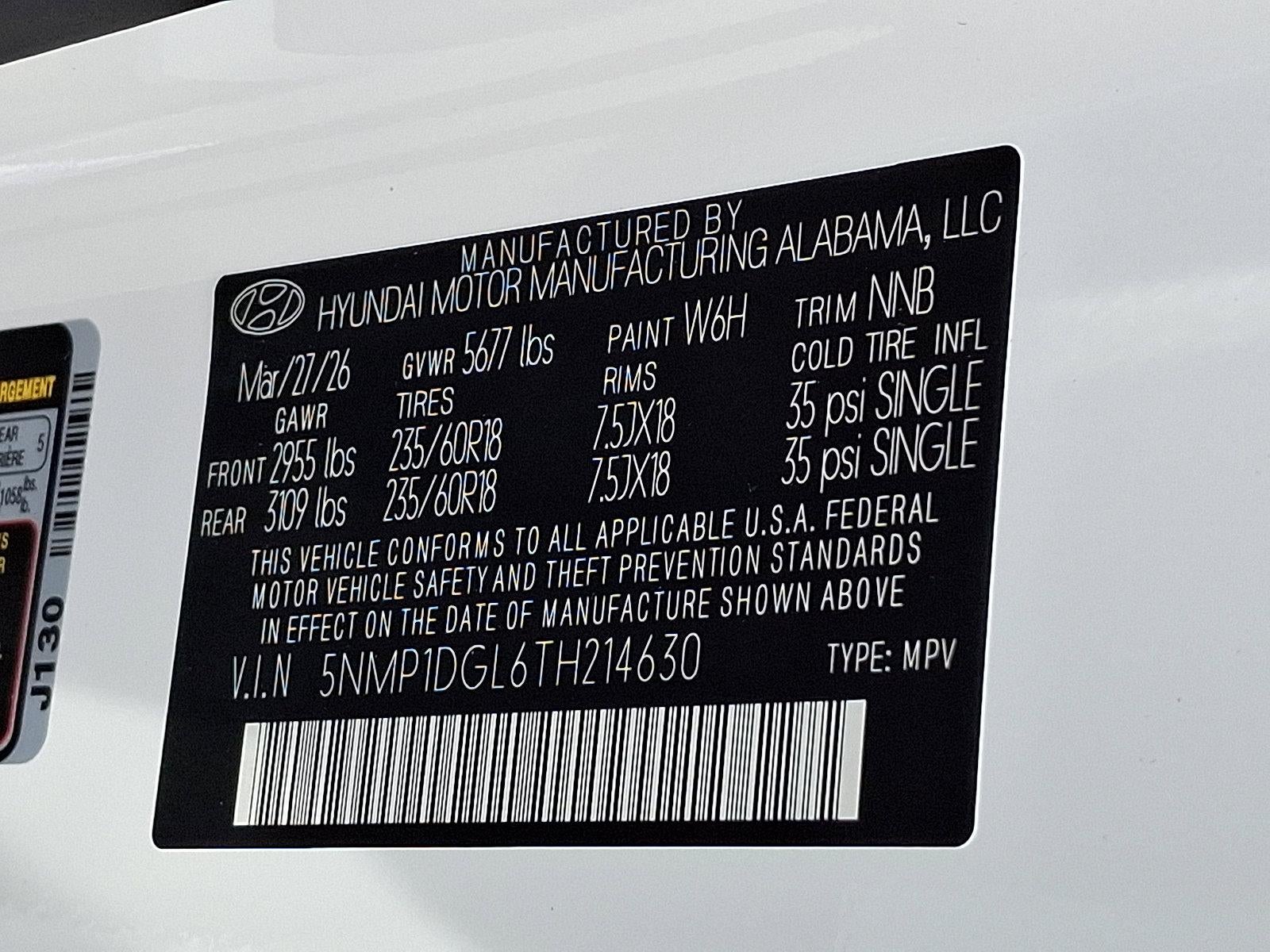 2026 Hyundai SANTA FE SE AWD