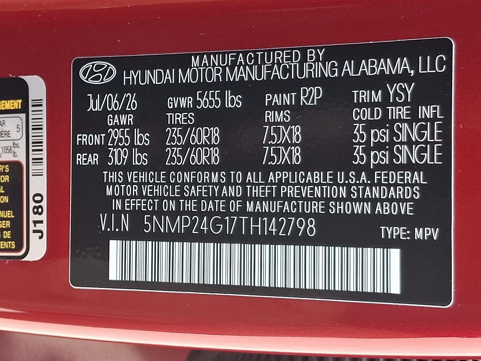 2026 Hyundai SANTA FE Hybrid SEL