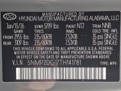 2026 Hyundai SANTA FE Hybrid SEL