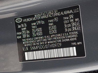 2026 Hyundai SANTA FE Hybrid Calligraphy