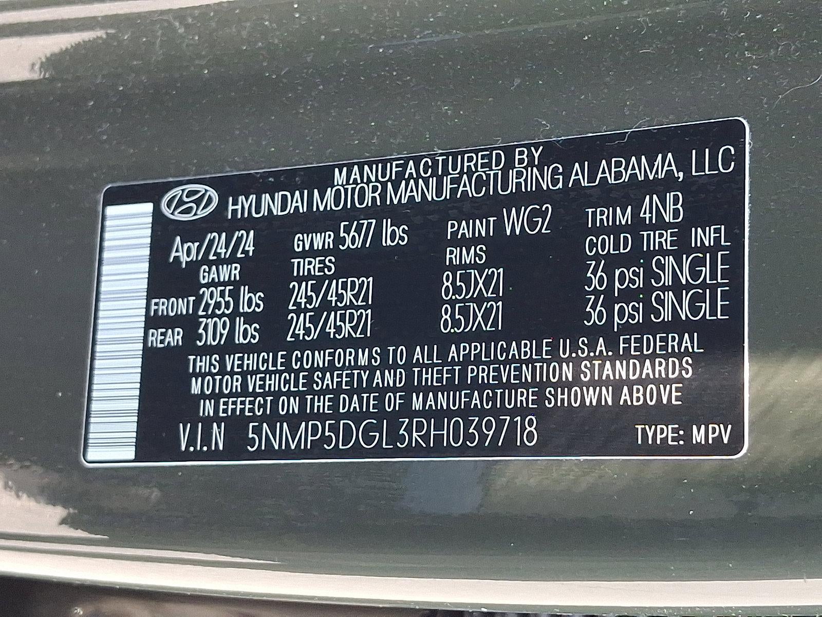 2024 Hyundai SANTA FE Calligraphy