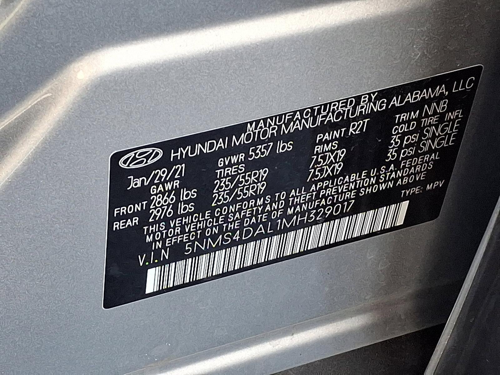 2021 Hyundai SANTA FE Limited