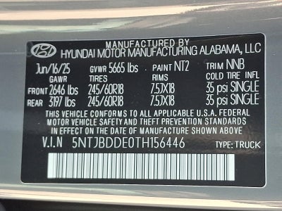 2026 Hyundai SANTA CRUZ SEL AWD