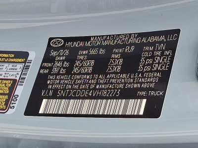 2027 Hyundai SANTA CRUZ SEL Activity AWD