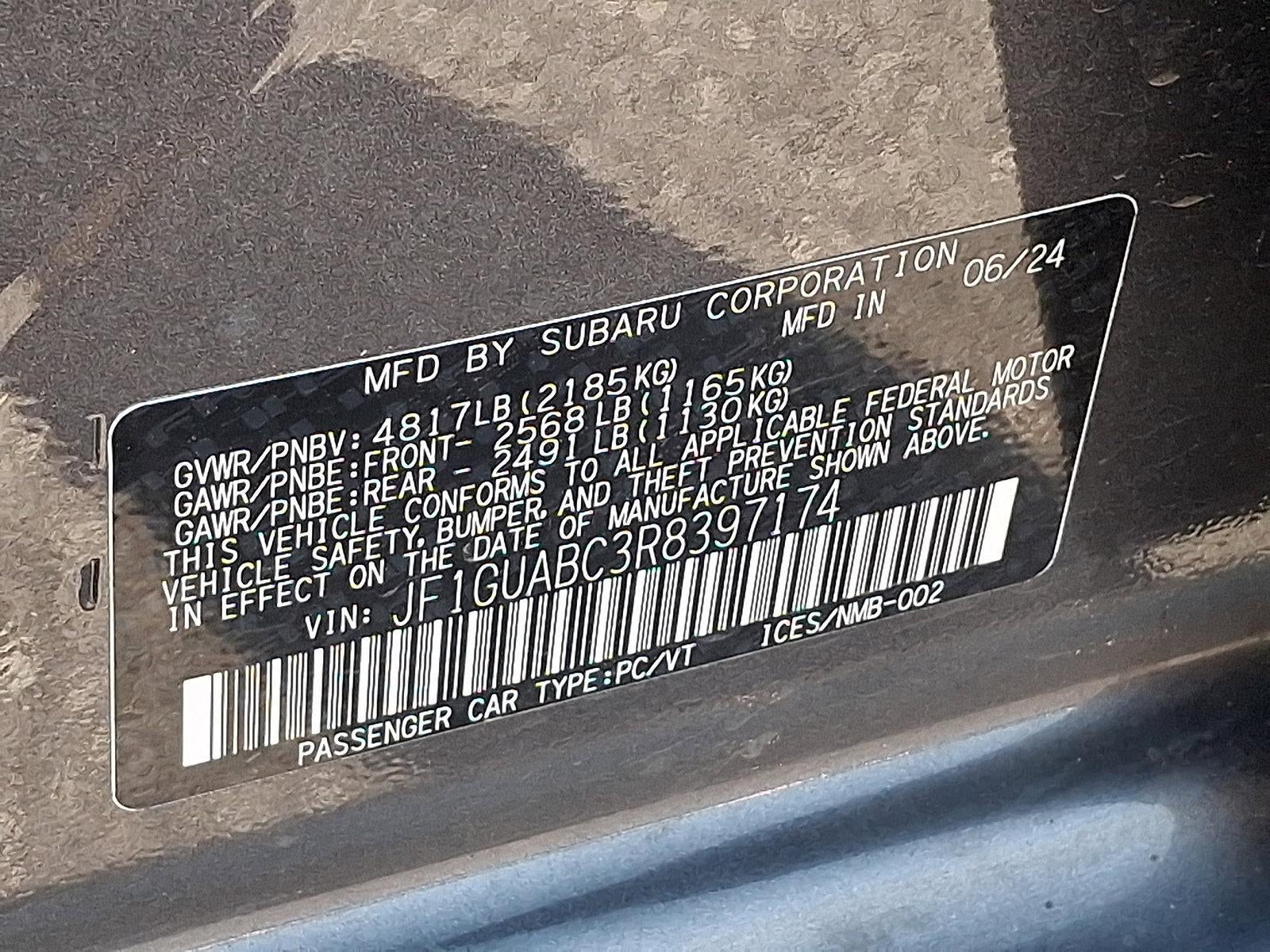 2024 Subaru Impreza AWD