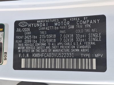 2027 Hyundai KONA SEL Sport AWD