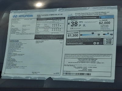 2026 Hyundai TUCSON Hybrid Blue