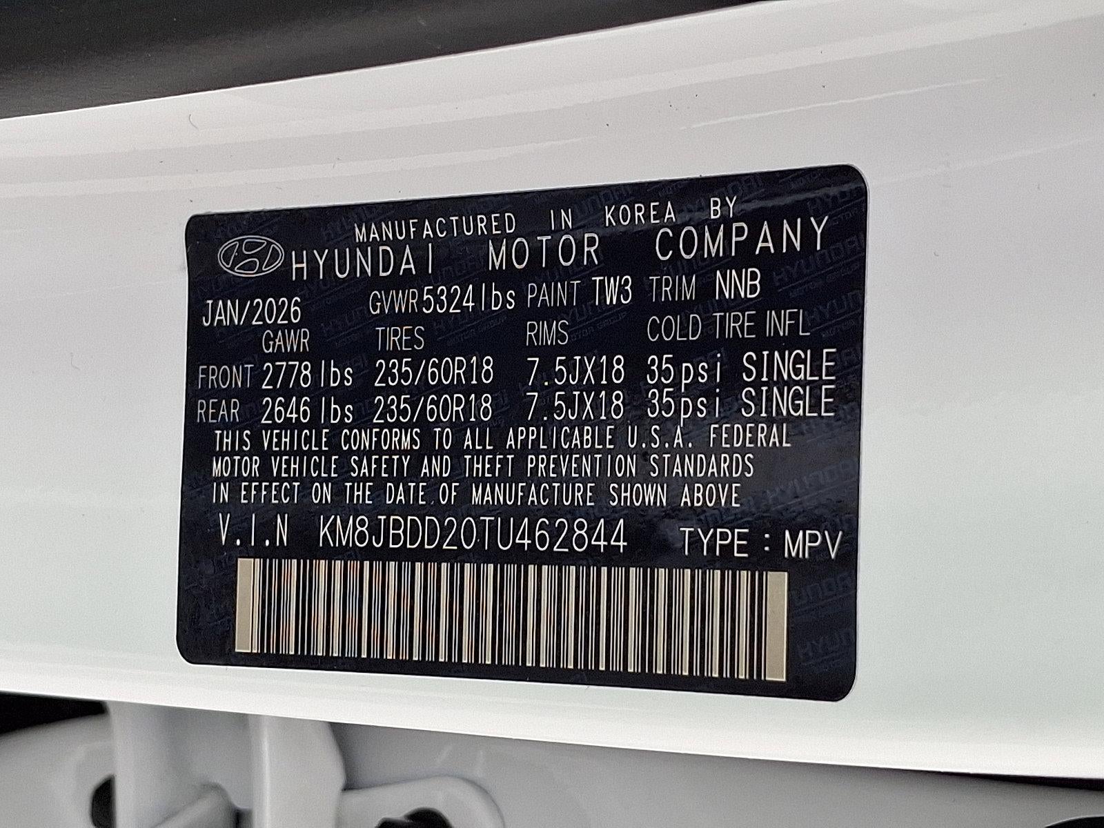2026 Hyundai TUCSON Plug-In Hybrid SEL