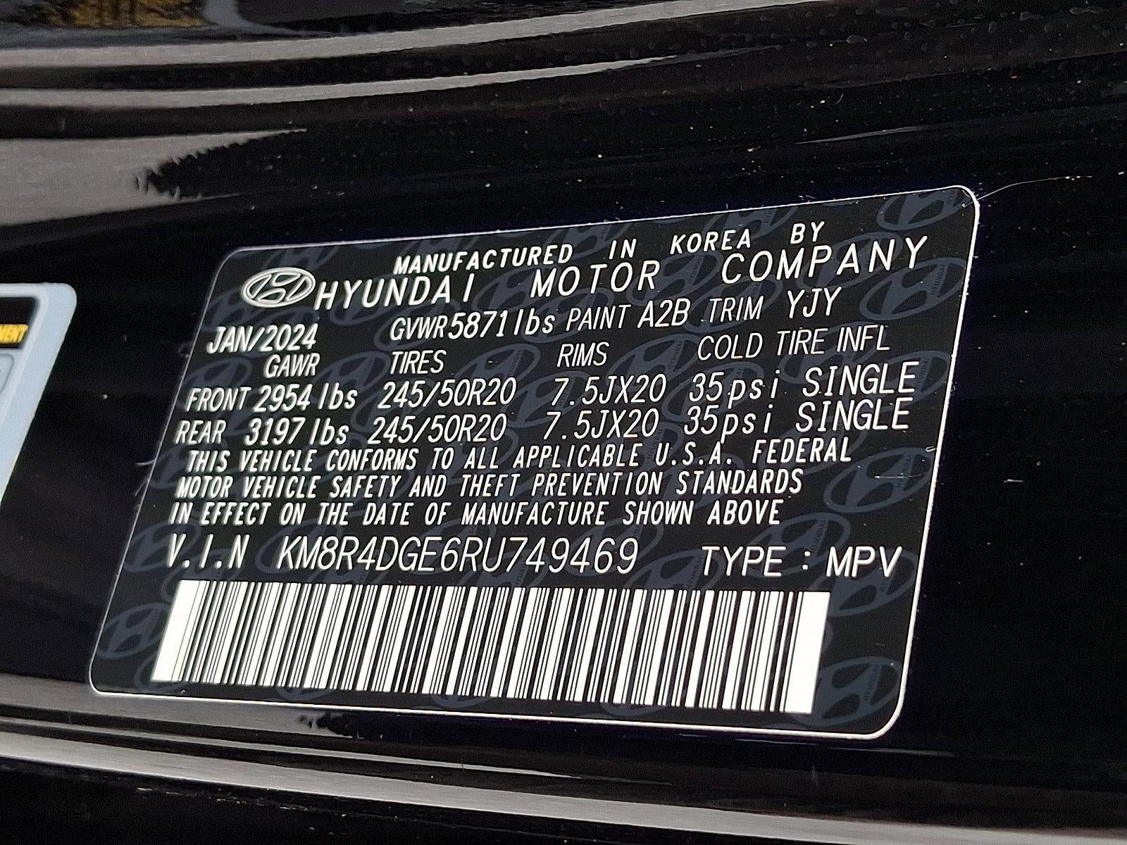 2024 Hyundai PALISADE SEL 7P