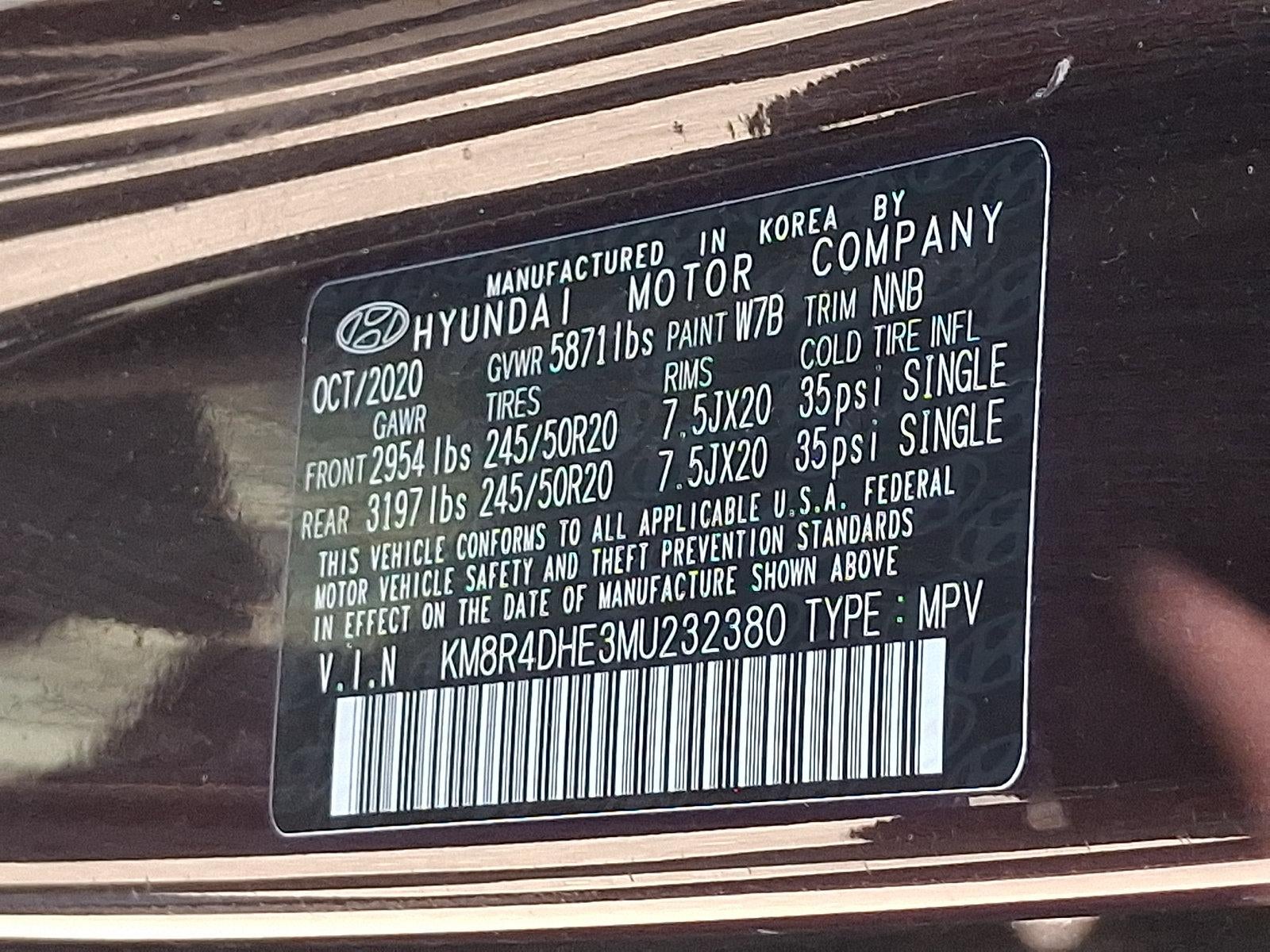 2021 Hyundai PALISADE SEL