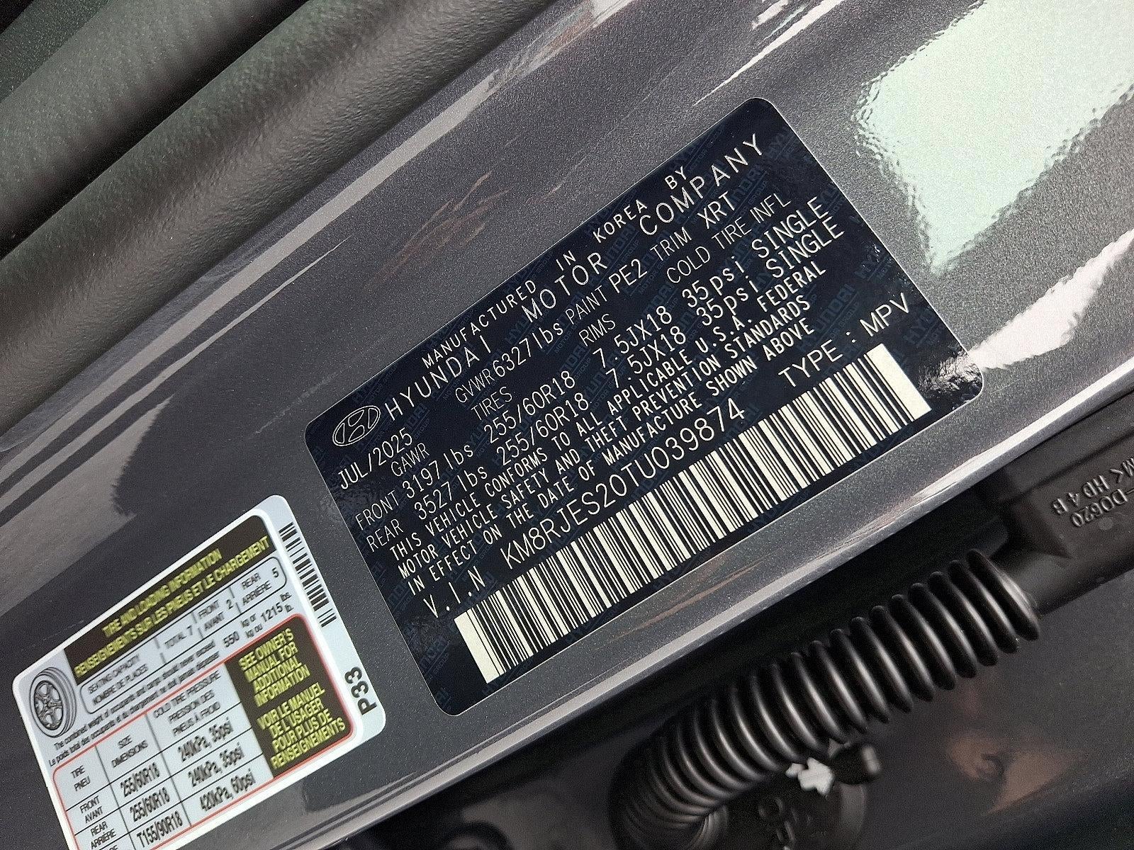 2026 Hyundai PALISADE XRT Pro