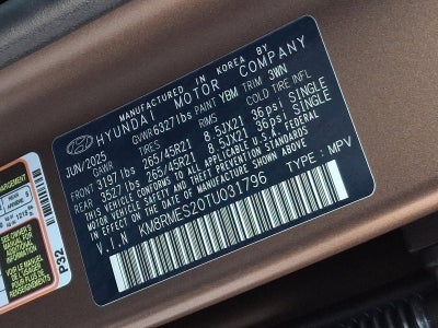 2026 Hyundai PALISADE Calligraphy AWD