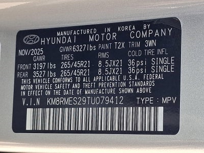 2026 Hyundai PALISADE Calligraphy AWD