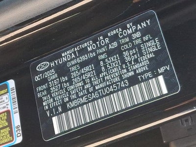 2026 Hyundai Palisade Hybrid Calligraphy