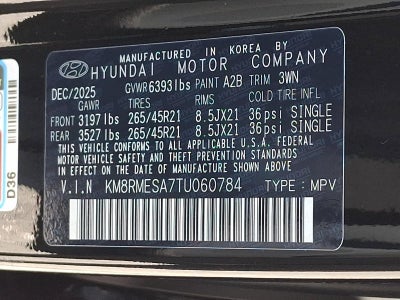 2026 Hyundai Palisade Hybrid Calligraphy