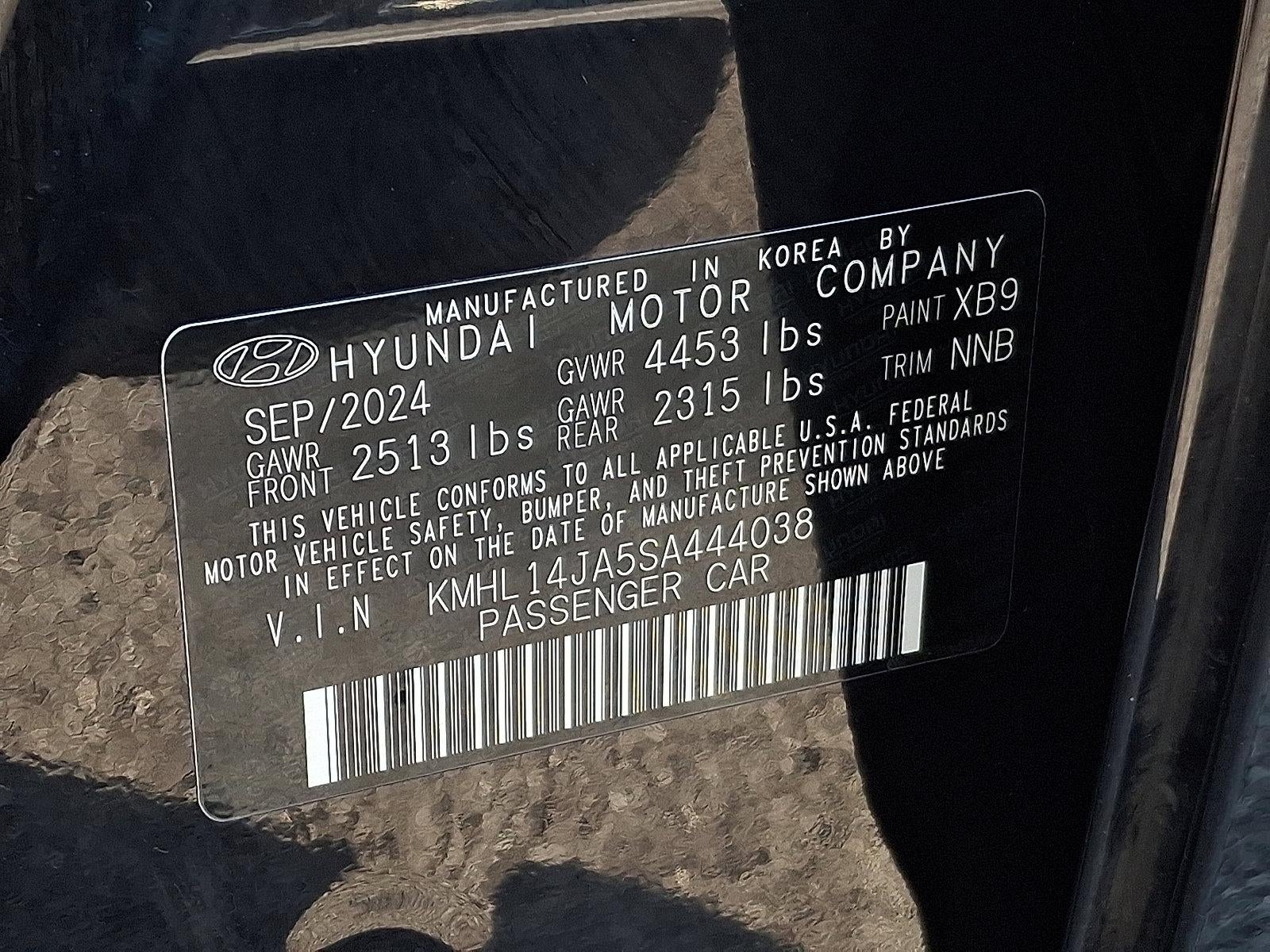 2025 Hyundai SONATA SEL Convenience