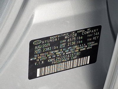 2026 Hyundai SONATA Hybrid Blue