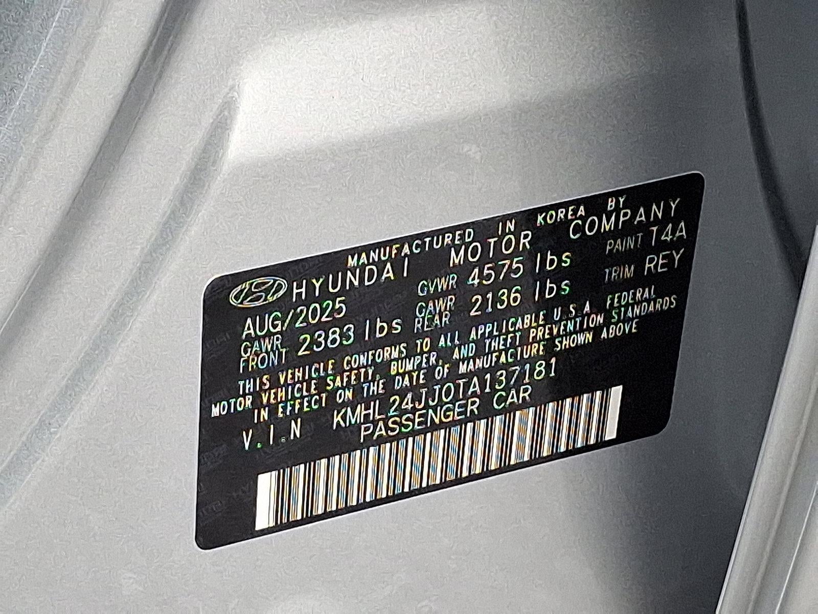 2026 Hyundai SONATA Hybrid Blue