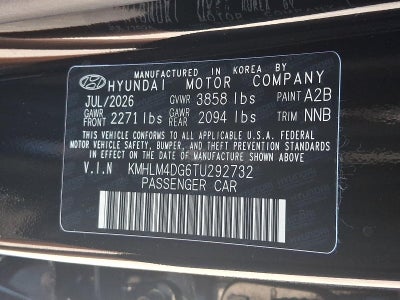 2026 Hyundai ELANTRA SEL Sport Plus