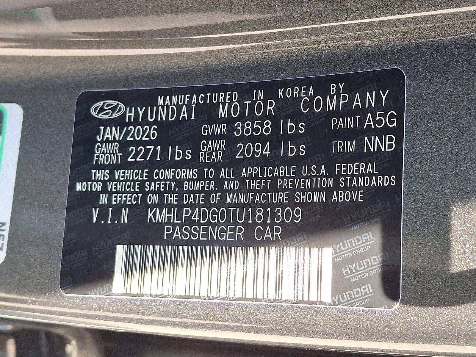 2026 Hyundai ELANTRA Limited